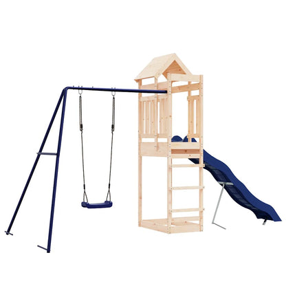 vidaXL Outdoor Playset Solid Wood Pine - Brown - 33132