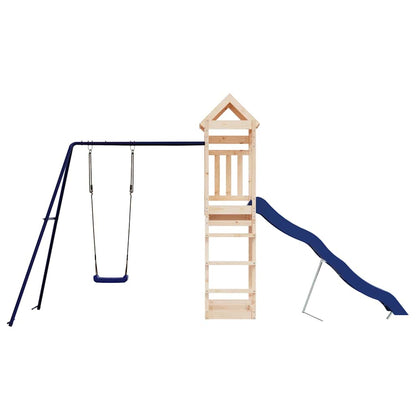 vidaXL Outdoor Playset Solid Wood Pine - Brown - 33132