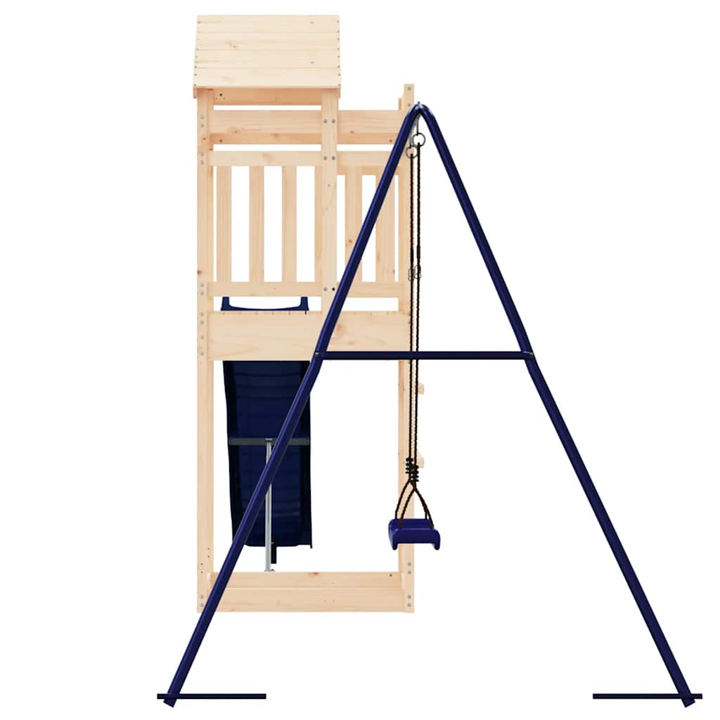 vidaXL Outdoor Playset Solid Wood Pine - Brown - 33132