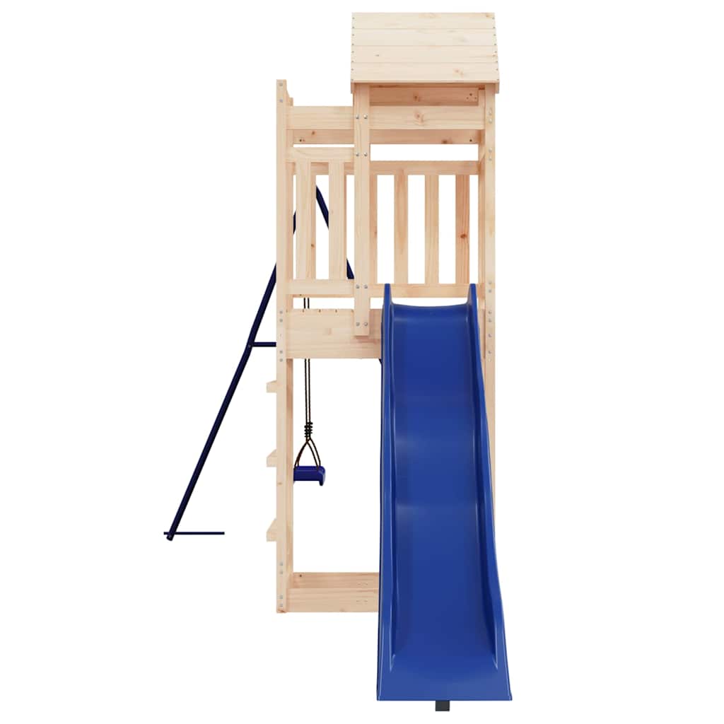 vidaXL Outdoor Playset Solid Wood Pine - Brown - 33132