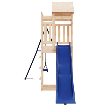 vidaXL Outdoor Playset Solid Wood Pine - Brown - 33132