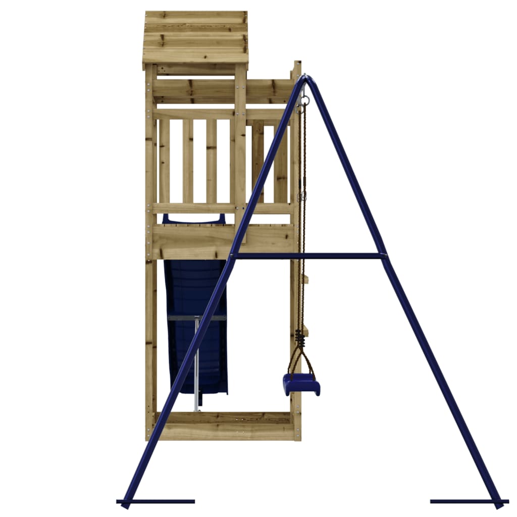 vidaXL Outdoor Playset Impregnated Wood Pine - Brown - 33133