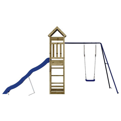 vidaXL Outdoor Playset Impregnated Wood Pine - Brown - 33133