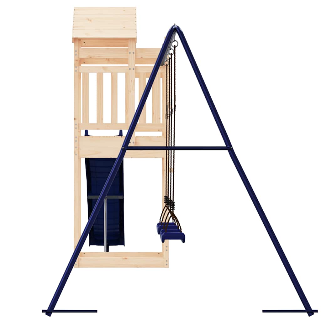 vidaXL Outdoor Playset Solid Wood Pine - Brown - 33140