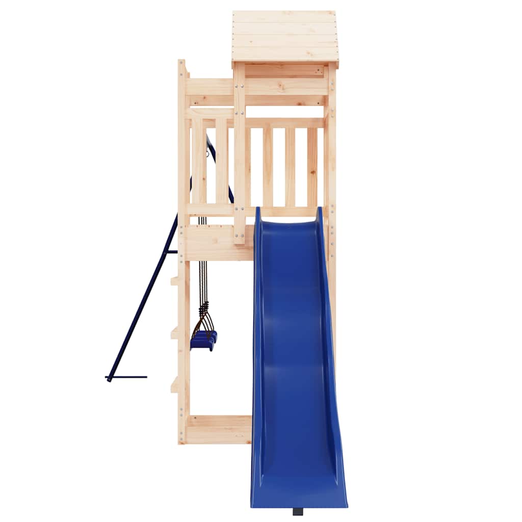 vidaXL Outdoor Playset Solid Wood Pine - Brown - 33140