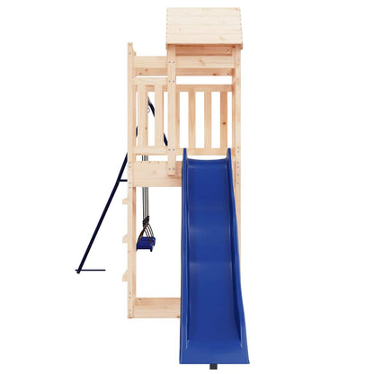 vidaXL Outdoor Playset Solid Wood Pine - Brown - 33140