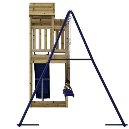 vidaXL Outdoor Playset Impregnated Wood Pine - Brown - 33142