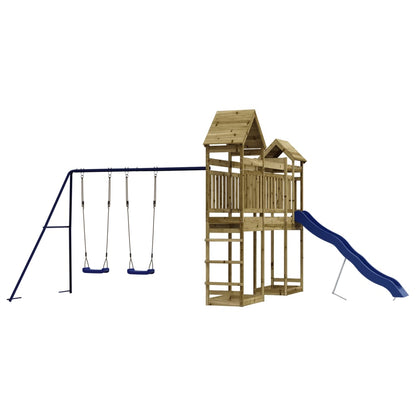 vidaXL Outdoor Playset Impregnated Wood Pine - Brown - 33143