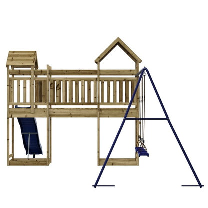 vidaXL Outdoor Playset Impregnated Wood Pine - Brown - 33143