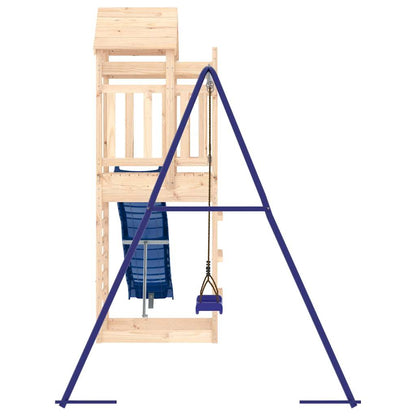 vidaXL Outdoor Playset Solid Wood Pine - Brown - 33154