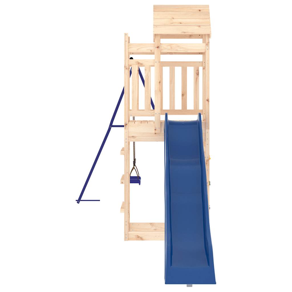 vidaXL Outdoor Playset Solid Wood Pine - Brown - 33154