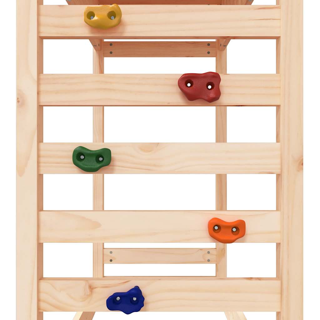 vidaXL Outdoor Playset Solid Wood Pine - Brown - 33154
