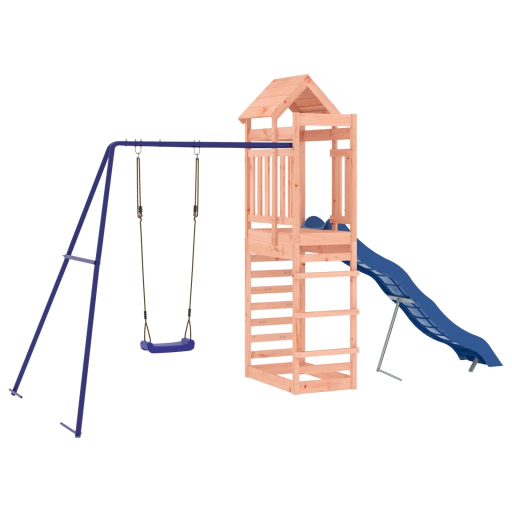 vidaXL Outdoor Playset Solid Wood Douglas - Brown - 33155