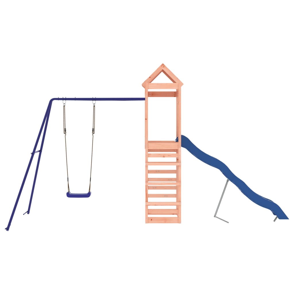 vidaXL Outdoor Playset Solid Wood Douglas - Brown - 33155
