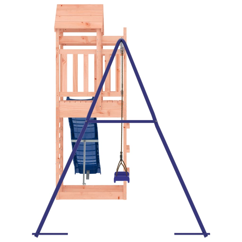 vidaXL Outdoor Playset Solid Wood Douglas - Brown - 33155