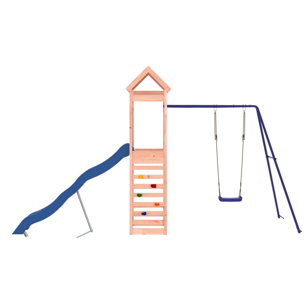 vidaXL Outdoor Playset Solid Wood Douglas - Brown - 33155