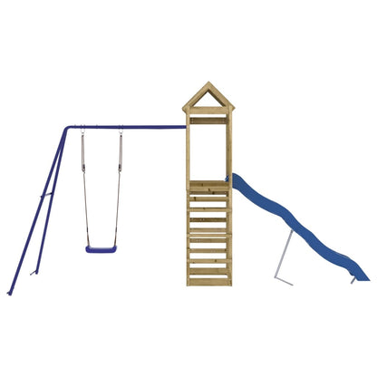 vidaXL Outdoor Playset Impregnated Wood Pine - Brown - 33160