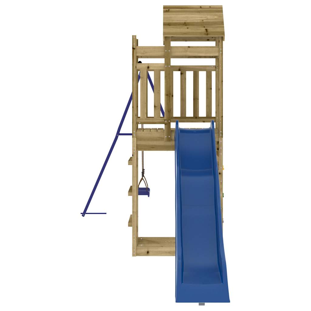 vidaXL Outdoor Playset Impregnated Wood Pine - Brown - 33160
