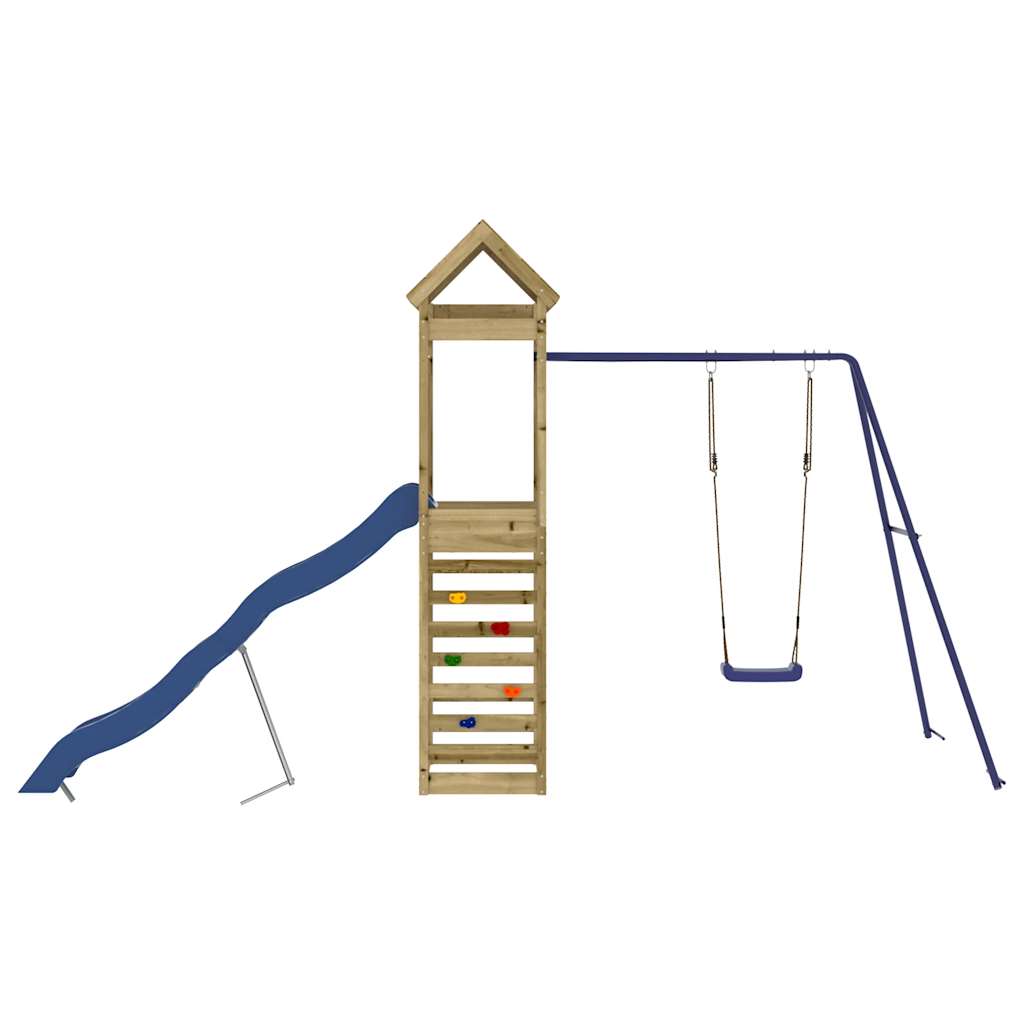 vidaXL Outdoor Playset Impregnated Wood Pine - Brown - 33160