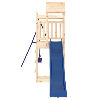 vidaXL Outdoor Playset Solid Wood Pine - Brown - 33162