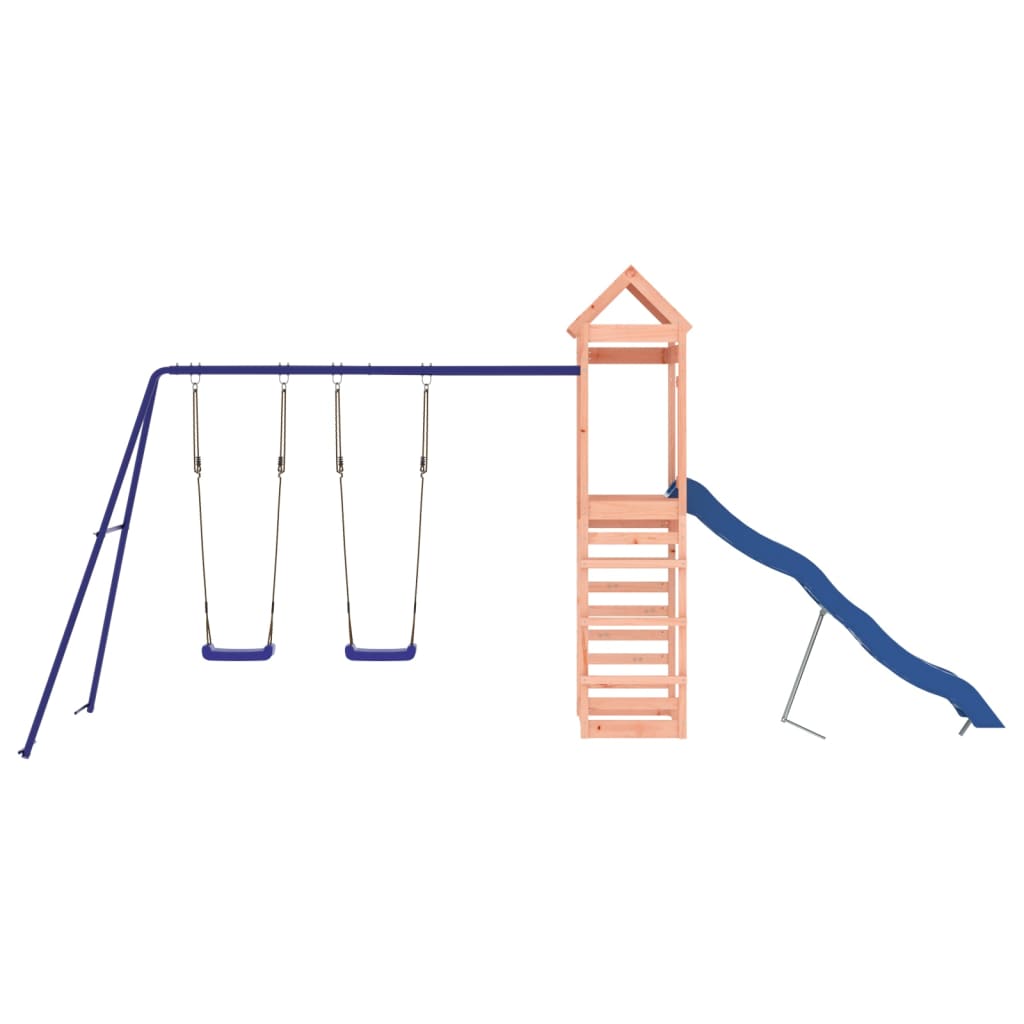 vidaXL Outdoor Playset Solid Wood Douglas - Brown - 33165