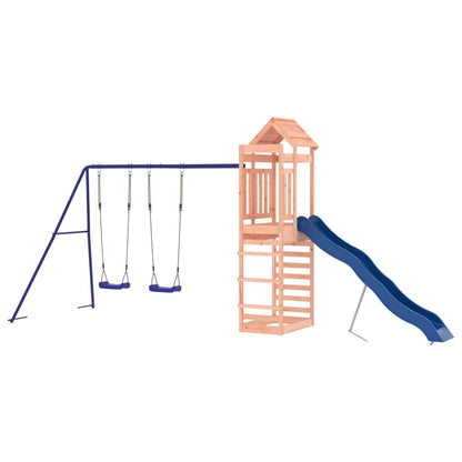 vidaXL Outdoor Playset Solid Wood Douglas - Brown - 33165