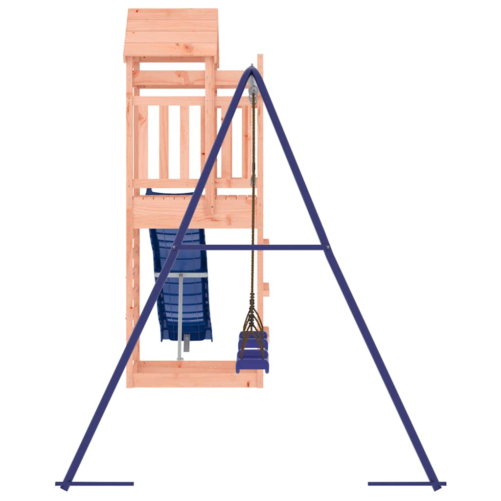 vidaXL Outdoor Playset Solid Wood Douglas - Brown - 33165