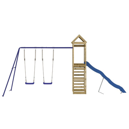 vidaXL Outdoor Playset Impregnated Wood Pine - Brown - 33166