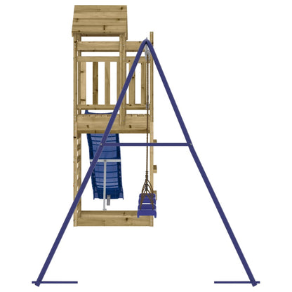 vidaXL Outdoor Playset Impregnated Wood Pine - Brown - 33166