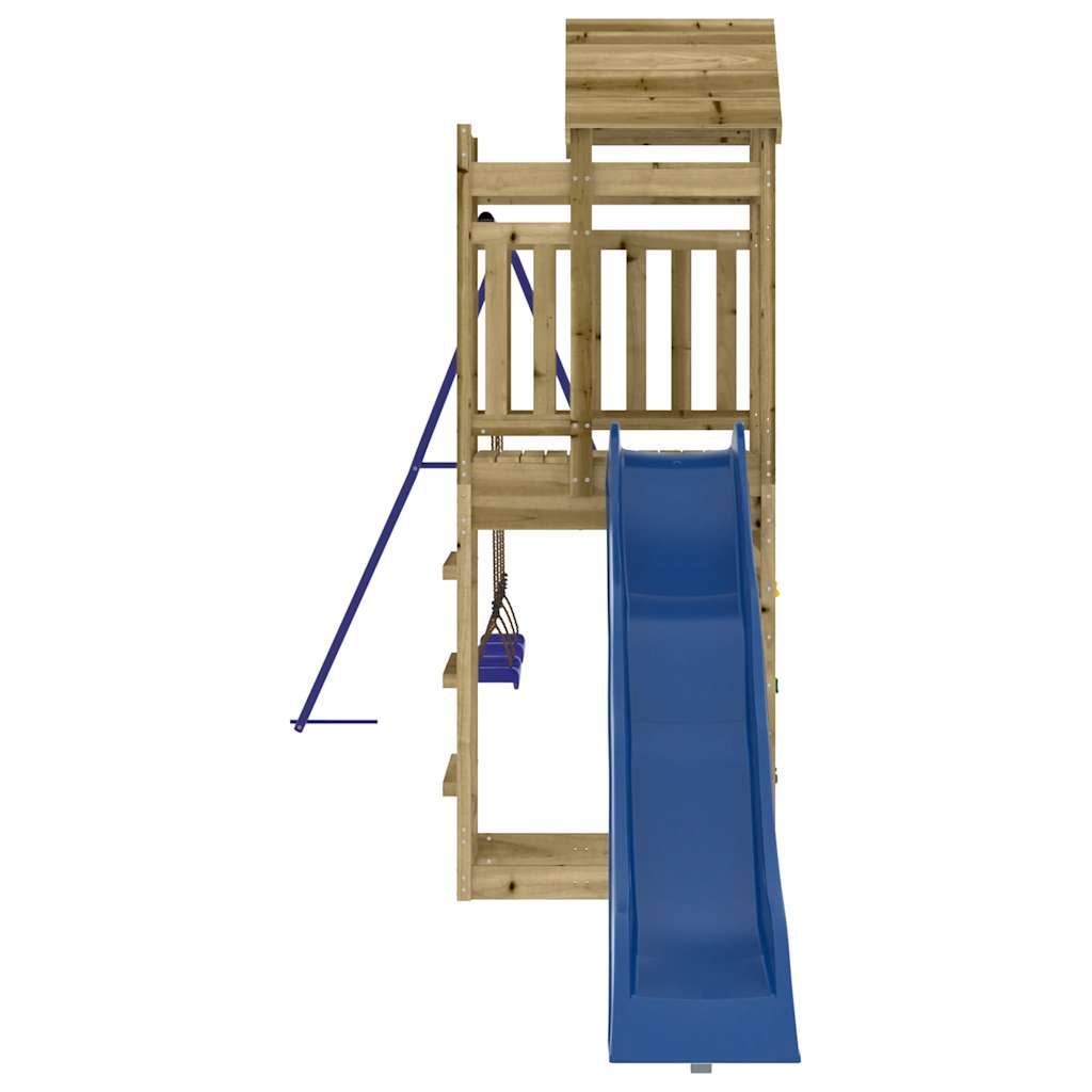vidaXL Outdoor Playset Impregnated Wood Pine - Brown - 33166