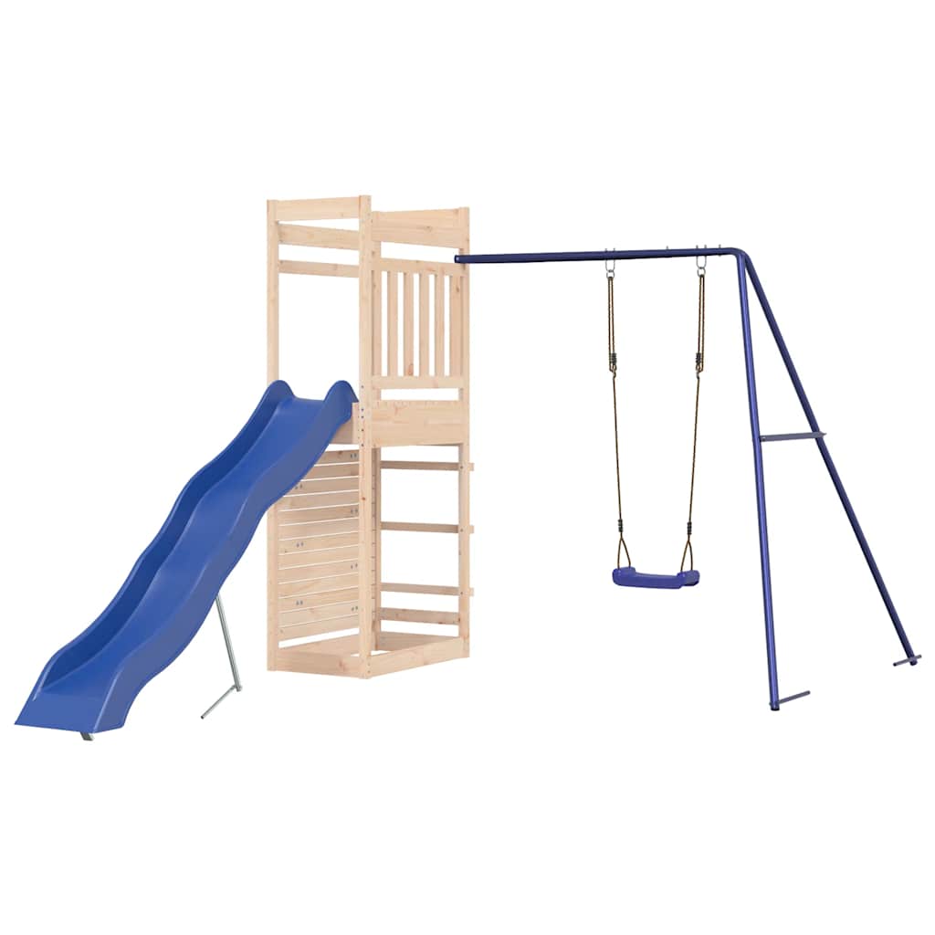 vidaXL Outdoor Playset Solid Wood Pine - Brown - 33171