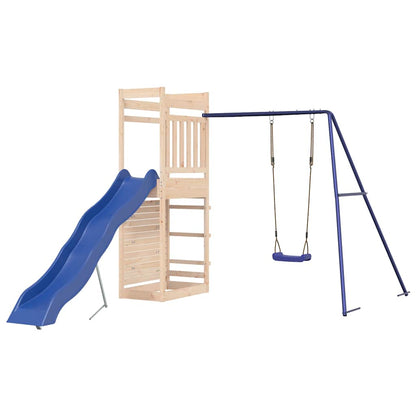 vidaXL Outdoor Playset Solid Wood Pine - Brown - 33171