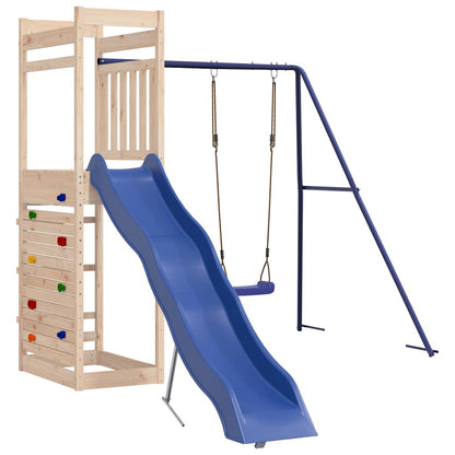 vidaXL Outdoor Playset Solid Wood Pine - Brown - 33171