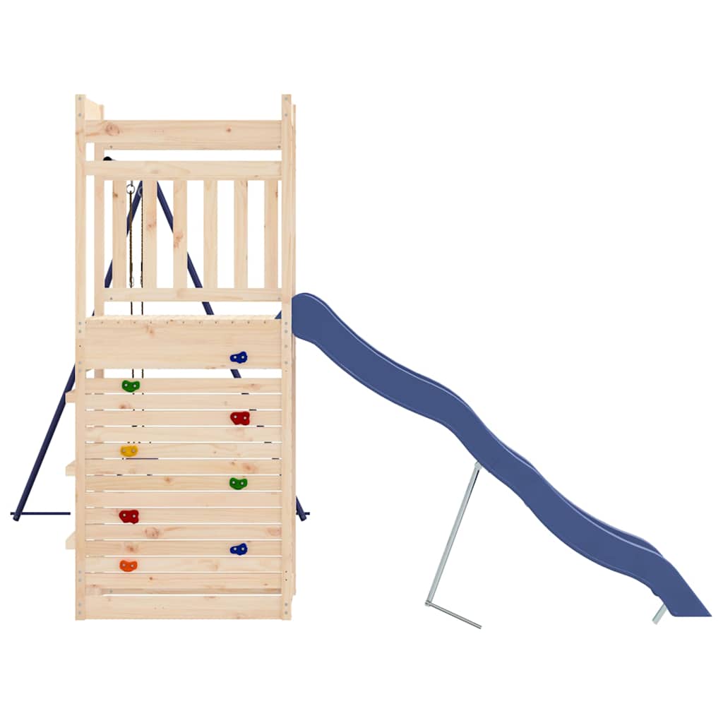 vidaXL Outdoor Playset Solid Wood Pine - Brown - 33171