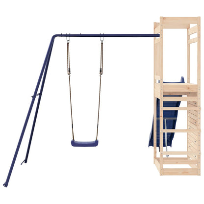 vidaXL Outdoor Playset Solid Wood Pine - Brown - 33171