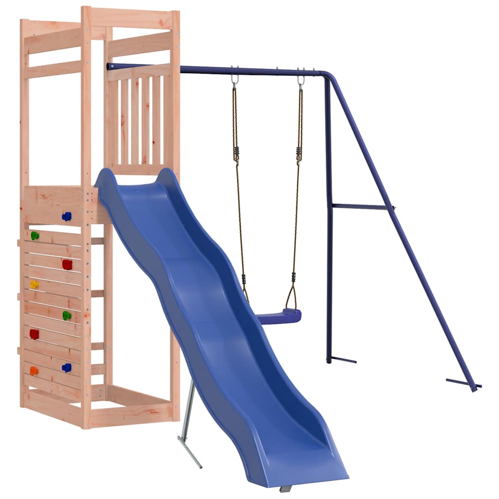vidaXL Outdoor Playset Solid Wood Douglas - Brown - 33172