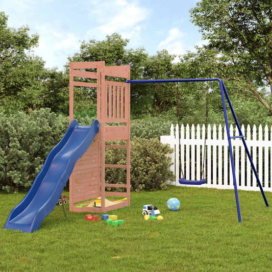 vidaXL Outdoor Playset Solid Wood Douglas - Brown - 33172