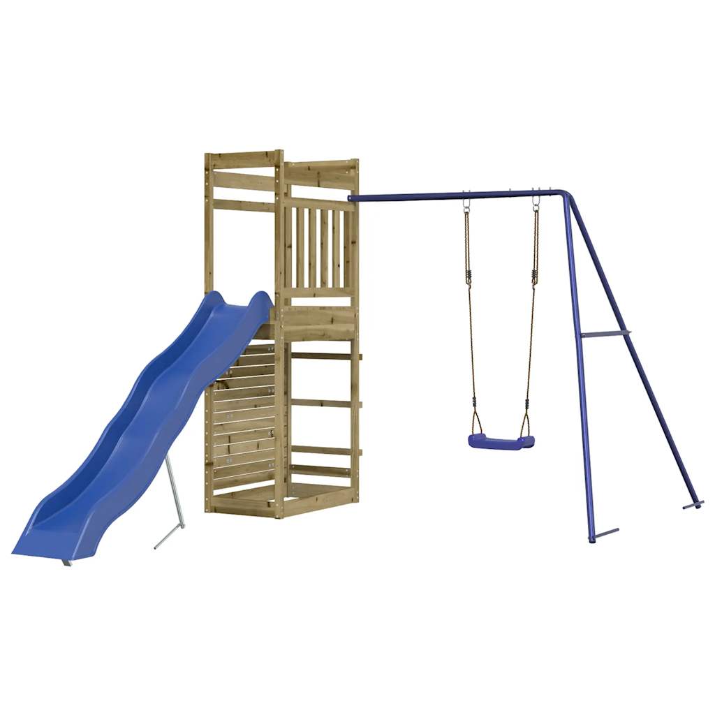 vidaXL Outdoor Playset Impregnated Wood Pine - Brown - 33181