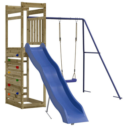 vidaXL Outdoor Playset Impregnated Wood Pine - Brown - 33181
