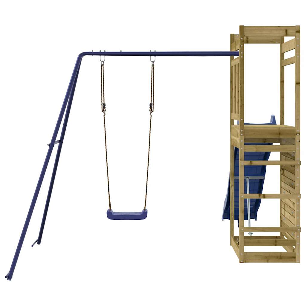 vidaXL Outdoor Playset Impregnated Wood Pine - Brown - 33181