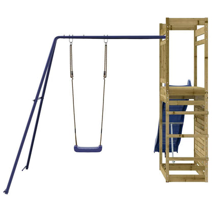 vidaXL Outdoor Playset Impregnated Wood Pine - Brown - 33181