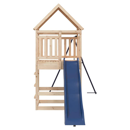 vidaXL Outdoor Playset Solid Wood Pine - Brown - 33194