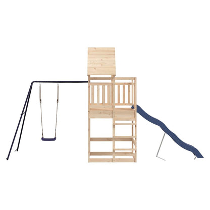 vidaXL Outdoor Playset Solid Wood Pine - Brown - 33194
