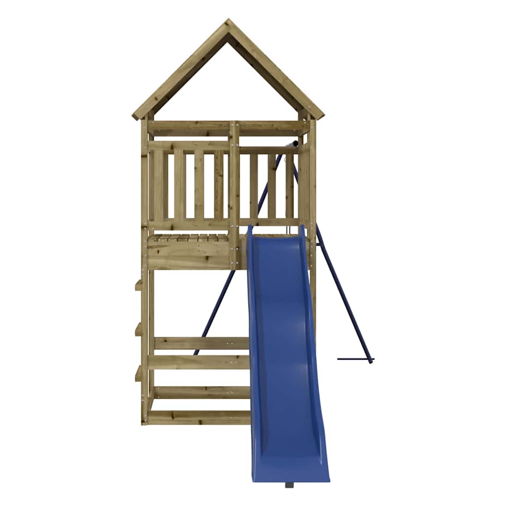 vidaXL Outdoor Playset Impregnated Wood Pine - Brown - 33201