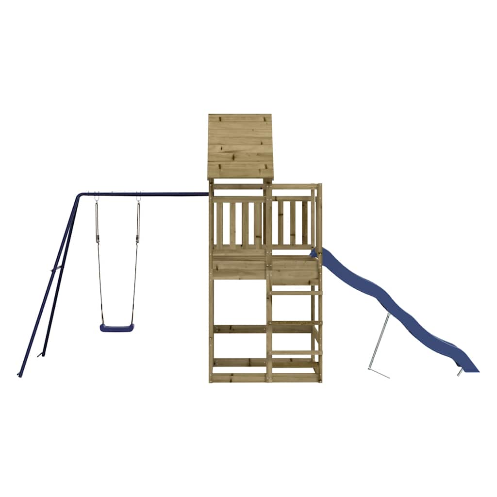 vidaXL Outdoor Playset Impregnated Wood Pine - Brown - 33201