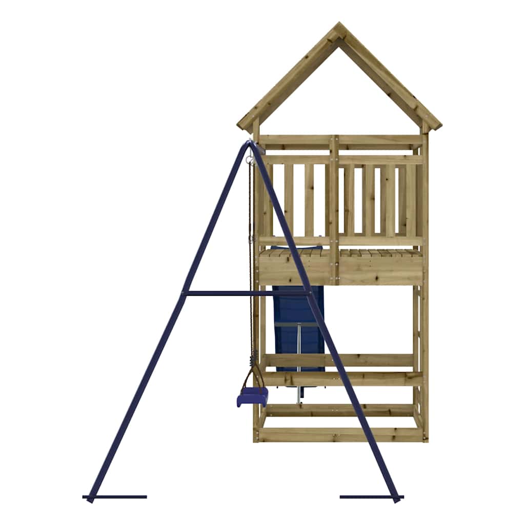 vidaXL Outdoor Playset Impregnated Wood Pine - Brown - 33201