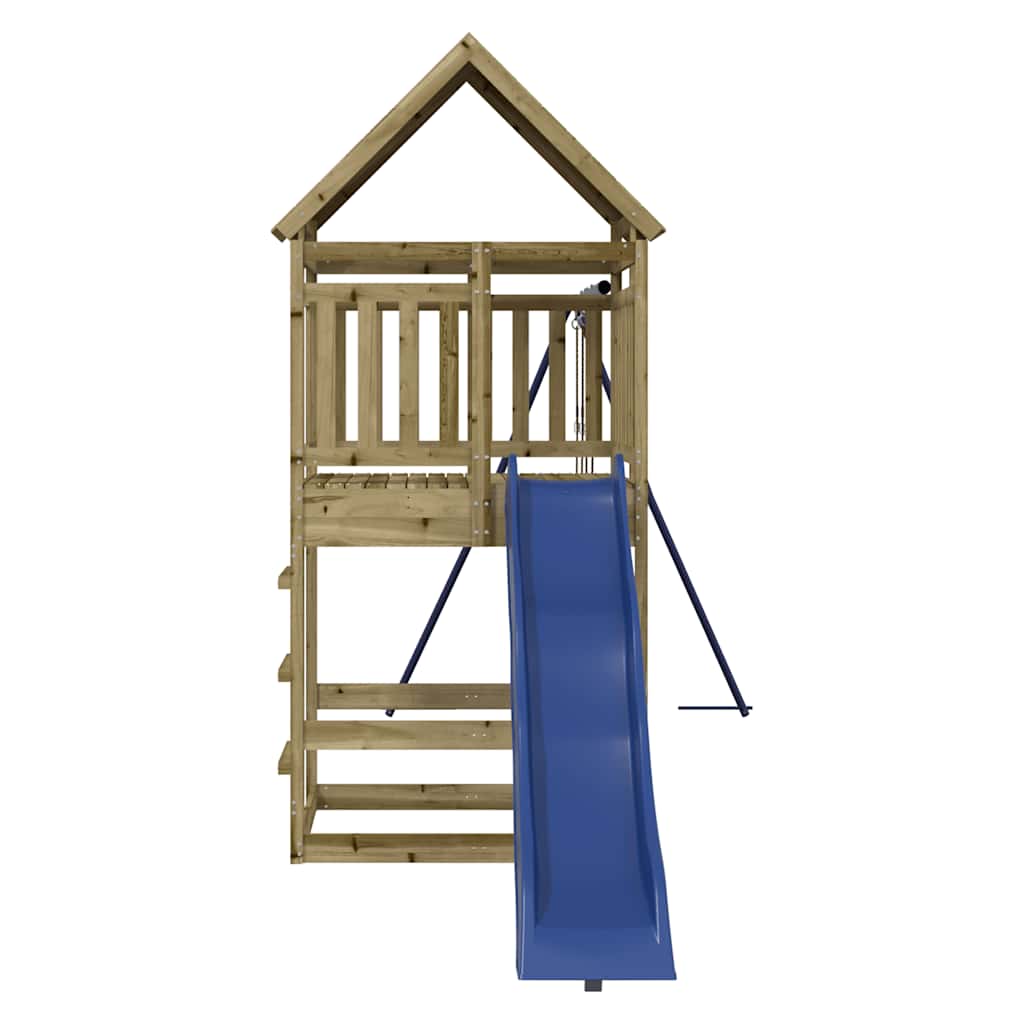 vidaXL Outdoor Playset Impregnated Wood Pine - Brown - 33219