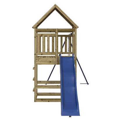 vidaXL Outdoor Playset Impregnated Wood Pine - Brown - 33219
