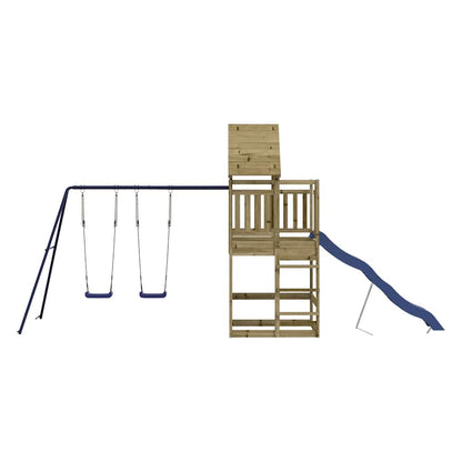 vidaXL Outdoor Playset Impregnated Wood Pine - Brown - 33219