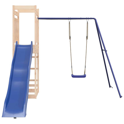 vidaXL Outdoor Playset Solid Wood Pine - Brown - 33223